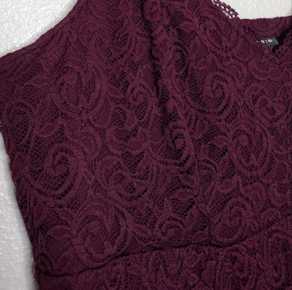 NWT Torrid Burgundy Lace Sleeveless Midi Sundress Sz 3 - Picture 6 of 16